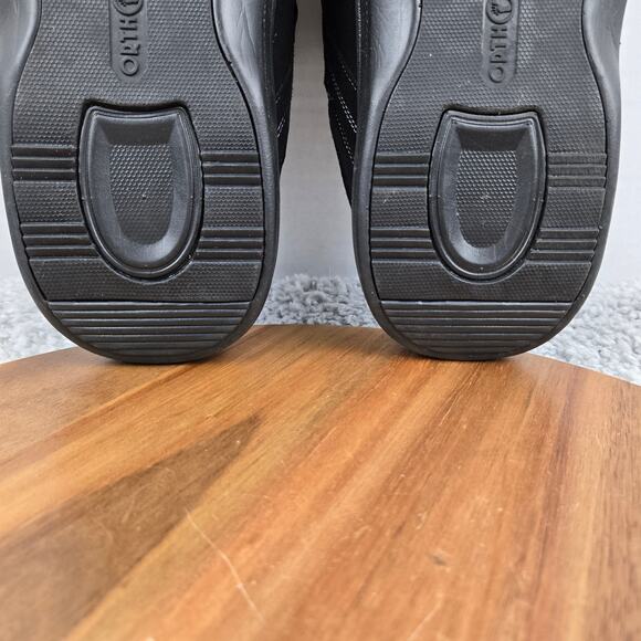 Orthofeet Mens 12EE Hudson Black Comfort Lifestyle Daily Clog Slipper 334 Wide - Picture 10 of 11